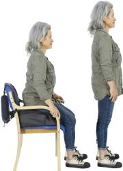 Chair Lift Cushion for Elderly - Compact Personal Seat Lift Cushion by SitnStand